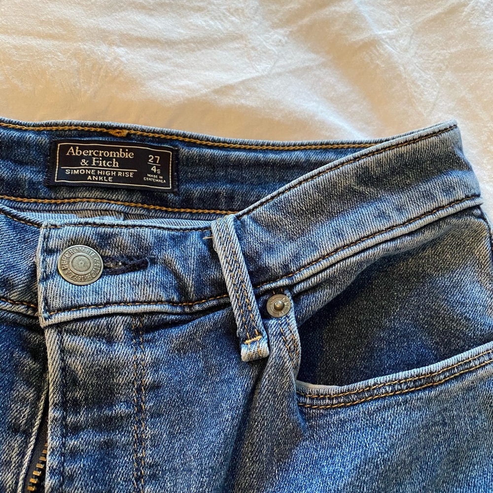 Abercrombie and Fitch straight cut jeans
